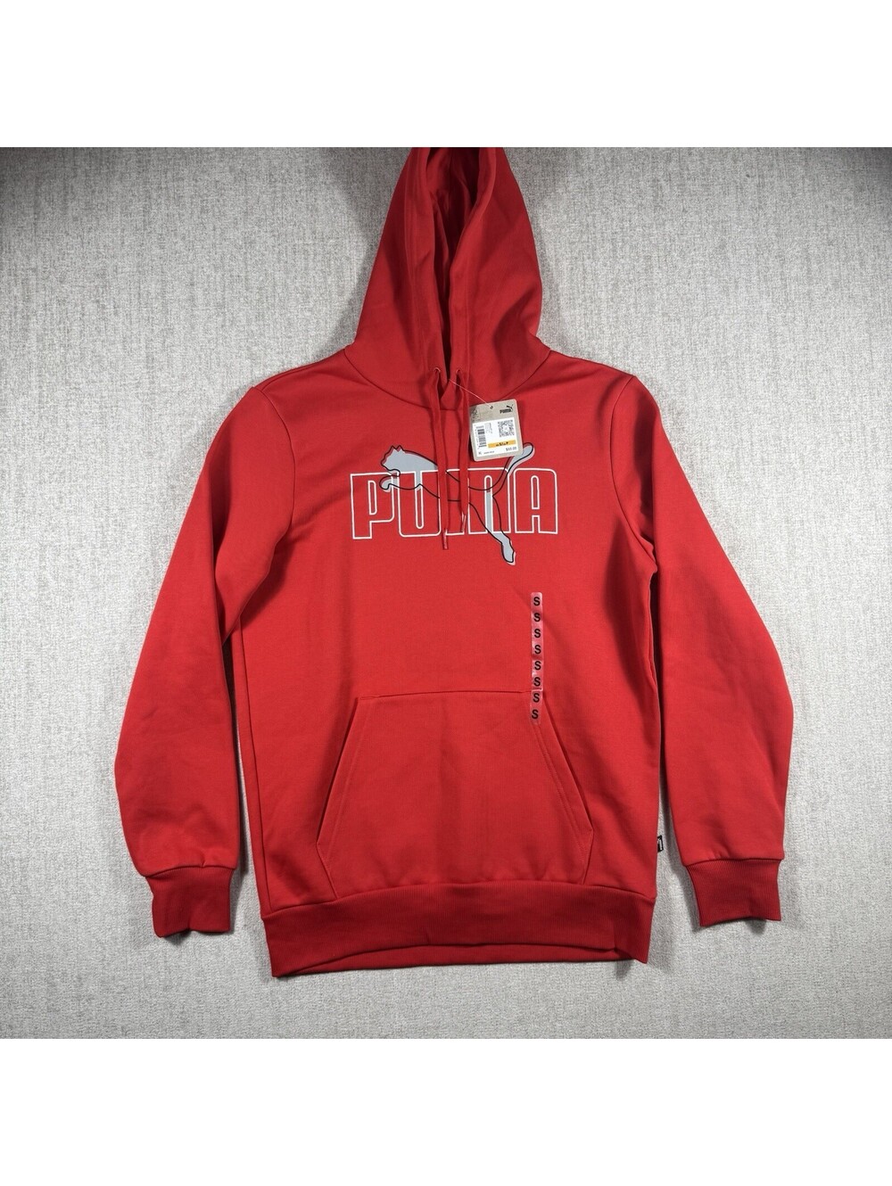 PUMA Red  Up Pullover Hoodie Sweatshirt, Men's Size S, NWT'S